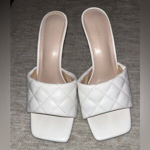 White kitten heels Princess polly
